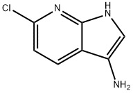 6-chloro-1H-pyrrolo[2,3-b]pyridin-3-amine Struktur