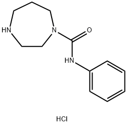 N-phenyl-1,4-diazepane-1-carboxamide hydrochloride Struktur