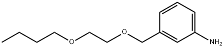 3-[(2-butoxyethoxy)methyl]aniline Struktur