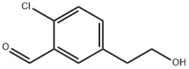 2-Chloro-5-(2-hydroxyethyl)benzaldehyde Struktur