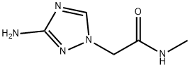 2-(3-amino-1H-1,2,4-triazol-1-yl)-N-methylacetamide Struktur