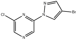 1-(6-Chloro-2-pyrazyl)-4-bromopyrazole Struktur