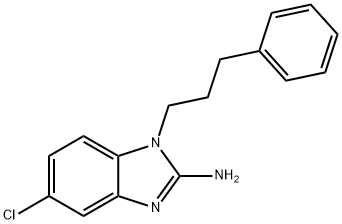 5-chloro-1-(3-phenylpropyl)-1H-1,3-benzodiazol-2-amine Struktur