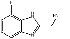 [(4-fluoro-1H-1,3-benzodiazol-2-yl)methyl](methyl)amine Struktur