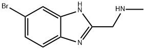 [(6-bromo-1H-1,3-benzodiazol-2-yl)methyl](methyl)amine Struktur