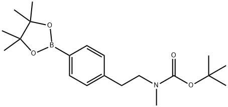 Carbamic acid, N-methyl-N-[2-[4-(4,4,5,5-tetramethyl-1,3,2-dioxaborolan-2-yl)phenyl]ethyl]-, 1,1-dimethylethyl ester price.