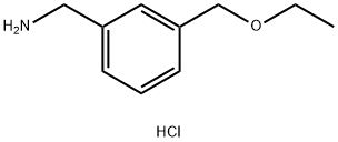 [3-(ethoxymethyl)phenyl]methanamine hydrochloride Struktur