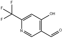 4-Hydroxy-6-trifluoromethyl-pyridine-3-carbaldehyde Struktur