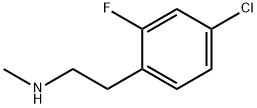 [2-(4-chloro-2-fluorophenyl)ethyl](methyl)amine Struktur