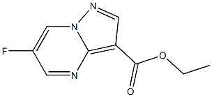 ethyl 6-fluoropyrazolo[1,5-a]pyrimidine-3-carboxylate Struktur