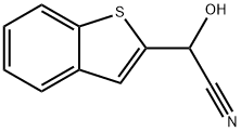 2-(benzo[b]thiophen-2-yl)-2-hydroxyacetonitrile Struktur