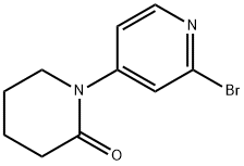 2-Bromo-4-(piperidon-1-yl)pyridine Struktur