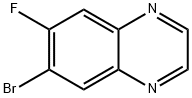 6-bromo-7-fluoroquinoxaline Struktur