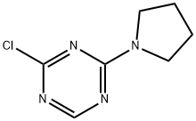 2-Chloro-4-(pyrrolidino)-1,3,5-triazine Struktur