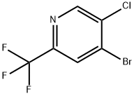 4-bromo-5-chloro-2-(trifluoromethyl)pyridine Struktur