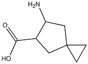 6-Amino-spiro[2.4]heptane-5-carboxylic acid Struktur