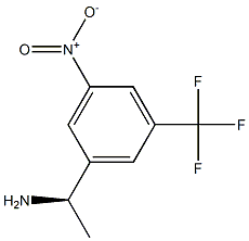 (1R)-1-[3-nitro-5-(trifluoromethyl)phenyl]ethylamine Struktur