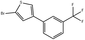 2-Bromo-4-(3-trifluoromethylphenyl)thiophene Struktur