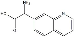 AMino(quinolin-7-yl)acetic acid Struktur