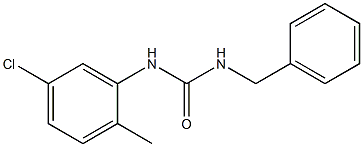 1-benzyl-3-(5-chloro-2-methylphenyl)urea Struktur