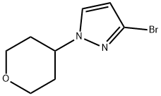 3-BROMO-1-(OXAN-4-YL)-1H-PYRAZOLE Struktur