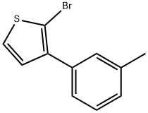 2-Bromo-3-(3-tolyl)thiophene Struktur