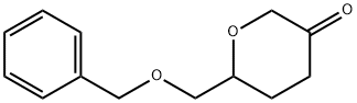 6-((Benzyloxy)methyl)dihydro-2H-pyran-3(4H)-one Struktur