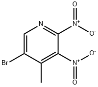 5-Bromo-4-methyl-2,3-dinitropyridine Struktur