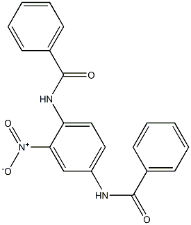 N-(4-benzamido-3-nitrophenyl)benzamide Struktur