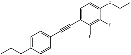 1-ethoxy-2,3-difluoro-4-[2-(4-propylphenyl)ethynyl]benzene Struktur