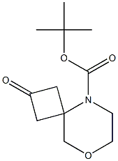 tert-butyl 2-oxo-8-oxa-5-azaspiro[3.5]nonane-5-carboxylate Struktur