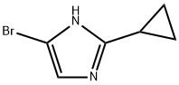 4-BROMO-2-CYCLOPROPYL-1H-IMIDAZOLE Struktur