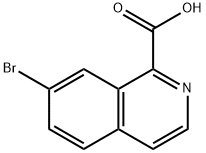 7-bromoisoquinoline-1-carboxylic acid Struktur