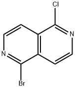 2,6-Naphthyridine, 1-bromo-5-chloro- Struktur