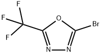 2-bromo-5-(trifluoromethyl)-1,3,4-oxadiazole Struktur