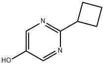 5-Hydroxy-2-(cyclobutyl)pyrimidine Struktur