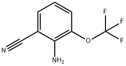 2-Amino-3-trifluoromethoxy-benzonitrile Struktur