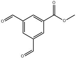 methyl 3,5-diformylbenzoate Struktur