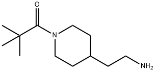 1-[4-(2-aMinoethyl)piperidin-1-yl]-2,2-diMethylpropan-1-one Struktur