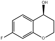 (4S)-7-fluoro-3,4-dihydro-2H-1-benzopyran-4-ol Structure