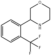 3-[2-(TRIFLUOROMETHYL)PHENYL]MORPHOLINE Struktur