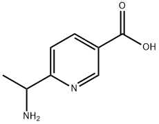 6-(1-AMINOETHYL)PYRIDINE-3-CARBOXYLIC ACID Struktur