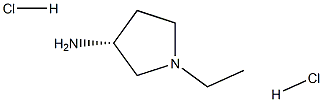 (3R)-1-ethylpyrrolidin-3-amine dihydrochloride Struktur