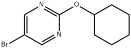 5-Bromo-2-(cyclohexyloxy)pyrimidine Struktur