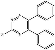 1,2,4-Triazine, 3-bromo-5,6-diphenyl- Struktur