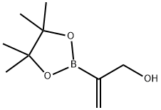 2-(tetramethyl-1,3,2-dioxaborolan-2-yl)prop-2-en-1-ol Struktur