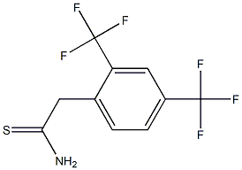 2-(2,4-BIS-TRIFLUOROMETHYLPHENYL)THIOACETAMIDE Struktur