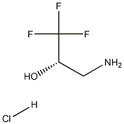 (2S)-3-Amino-1,1,1-trifluoropropan-2-ol hydrochloride Struktur