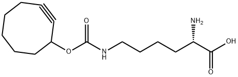 N6-[(2-cyclooctyn-1-yloxy)carbonyl]-
L-lysine Struktur