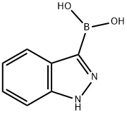 (1H-indazol-3-yl)boronic acid Struktur